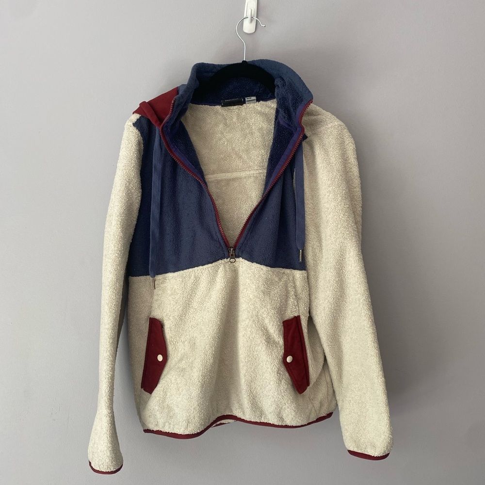 Marmot Blue and Cream Utility Jacket